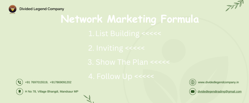 How to do network marketing ?